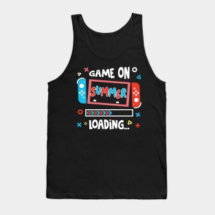 Game On Summer Loading Gift For Boys Girls Kids Tank Top